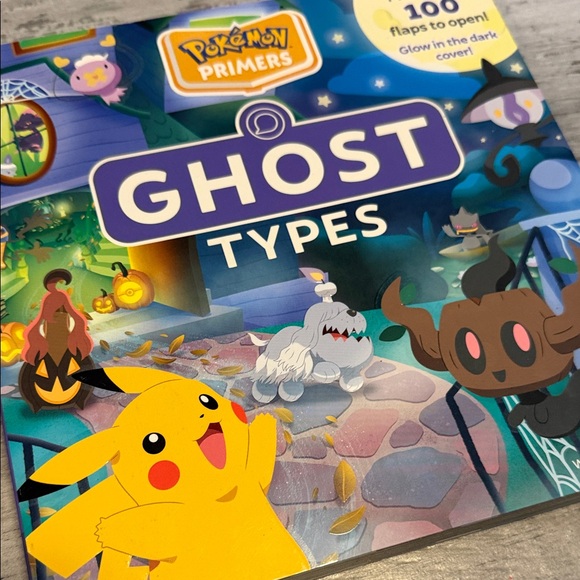 Pokemon Other - Pokemon Primers Ghost Types with Glow-in-the-Dark Cover NEW